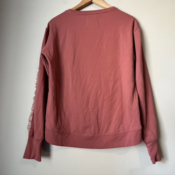 victora secret sport scoop neck pullover athlesiure wear sweater - Picture 2 of 9